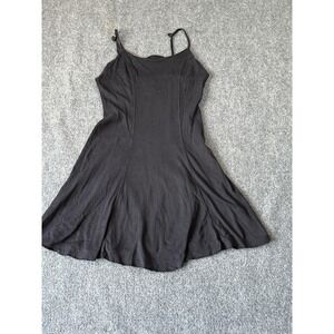 Black Mini Dress One Size Fits Most Sleeveless Casual‎ Comfortable